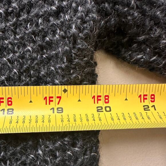 NWT Gap Size Large Gray Knee Length Knit Winter Heavy Layering Sweater Dress - Picture 8 of 11